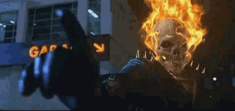 No No Ghost Rider Gif GIF