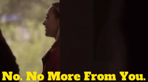 No No More From You Maya Bishop GIF