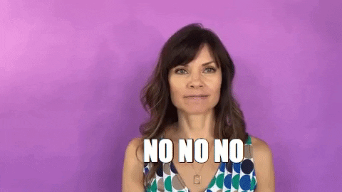 No No No Wendy Conrad GIF