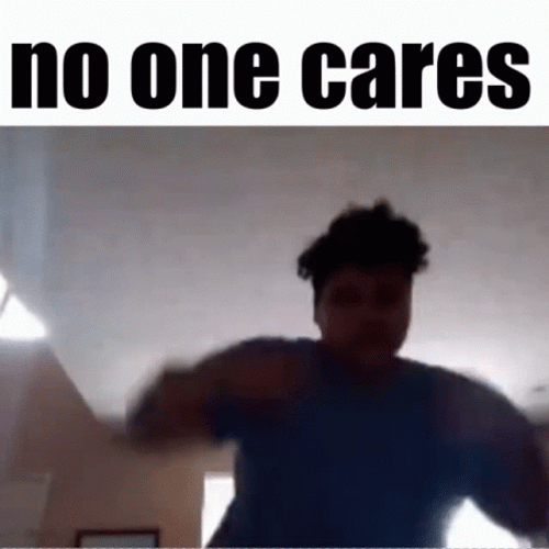 No One Cares Angry Man Actions GIF
