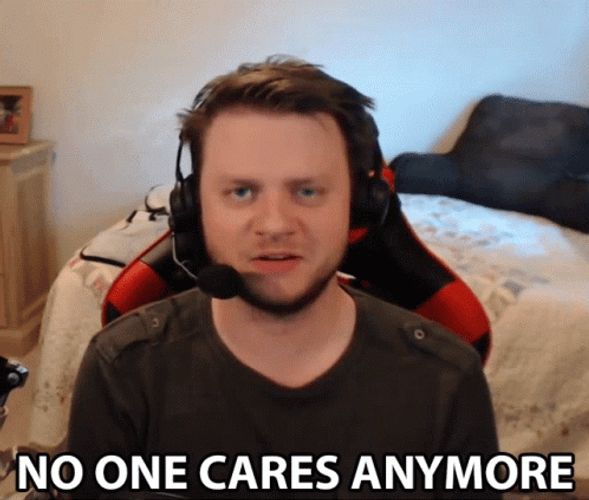 No One Cares Anymore Youtuber Ryan Bailey GIF
