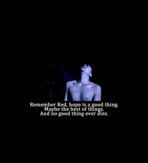 No One Ever Dies Shawshank Redemption GIF