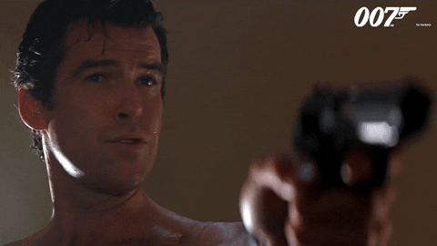 No Pierce Brosnan Don't Do It GIF