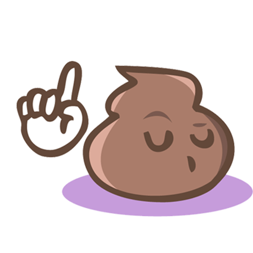 No Poop Emoji GIF