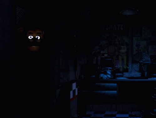 No Power Flashing Eyes Five Nights At Freddy's GIF