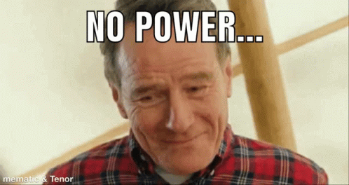 No Power Frustrated Bryan Cranston GIF