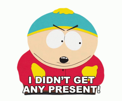 No Present Angry Eric Cartman South Park GIF