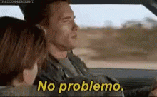 No Problemo Arnold Schwarzenegger Driving GIF
