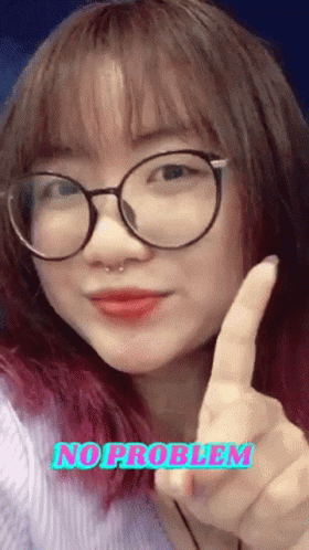 No Problemo Lady Big Mouth GIF