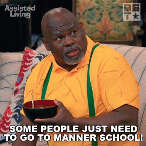 No Respect Go To Manner School GIF