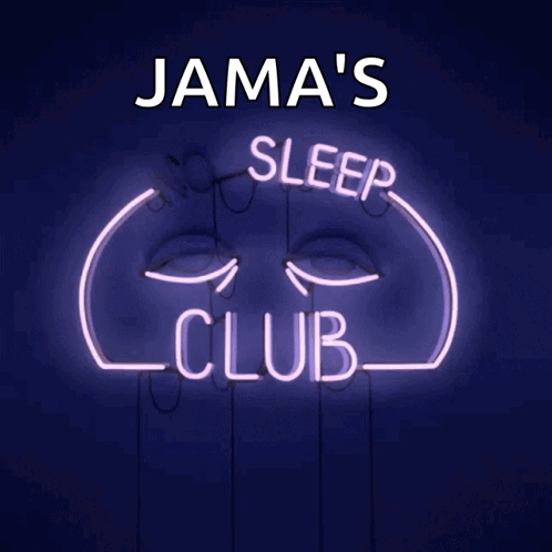 No Sleep Club Sign GIF