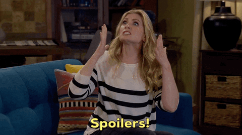 No Spoilers By Beth Behrs GIF