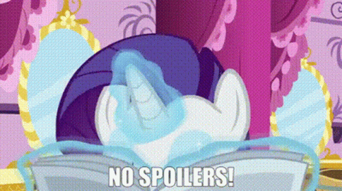 No Spoilers My Little Pony Rarity GIF