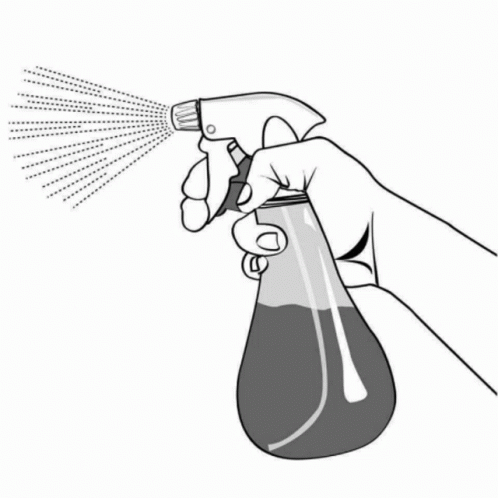 No Spray Bottle Drawing GIF