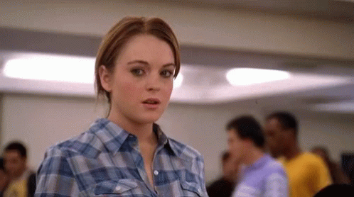 Lindsay Lohan No Thank You Reaction GIF