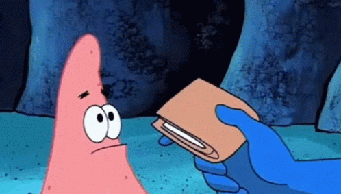 No This Is Patrick Wallet Not Mine GIF