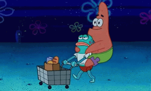 No This Is Patrick Piggyback Ride GIF