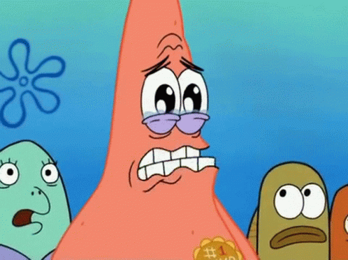 No This Is Patrick Tearing Up GIF