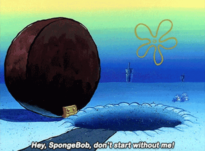 No This Is Patrick In Black Suit GIF