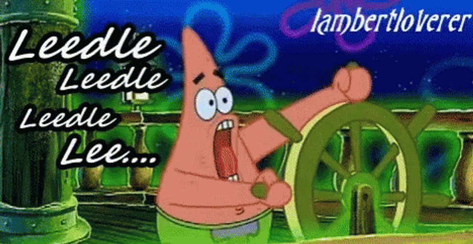 No This Is Patrick Panicking On Wheel GIF