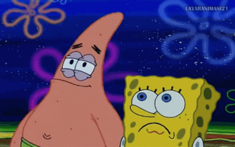 No This Is Patrick Wild Grin GIF