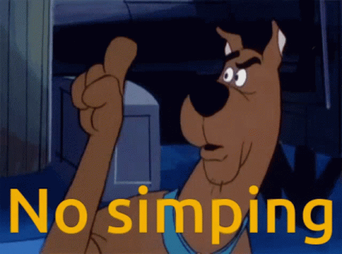 No To Simp Scooby Doo GIF