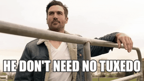 No Tuxedo Clare Dunn GIF