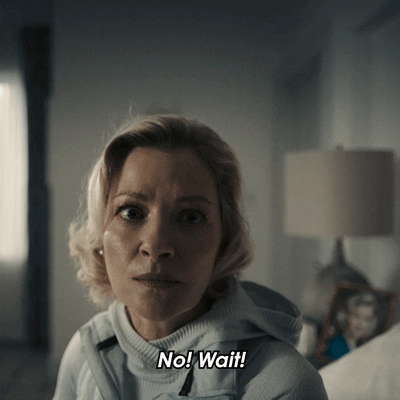 No Wait Don't Go Outside GIF