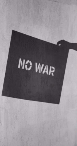 No War Sign GIF