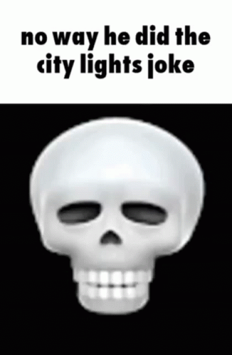 No Way He Did Skull Meme GIF