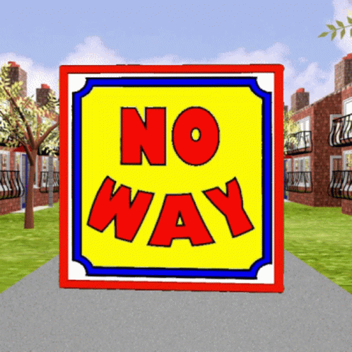 No Way Jose Cube GIF