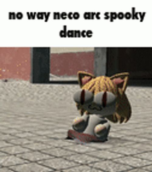 No Way Neco Arc Spooky Month Dance GIF