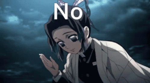 No Word On Top Shinobu Kocho GIF