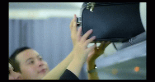 No Worries Pilot Putting Bag GIF