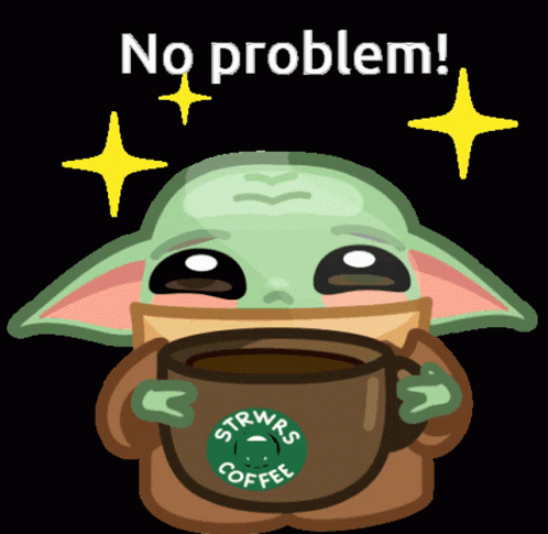 No Worries No Problem Baby Yoda GIF