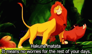 No Worries Lion King Meme GIF