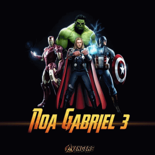 Noa Gabriel 3rd Birthday Poster