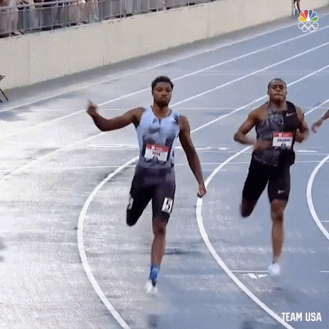 Noah Lyles 200m Run GIF