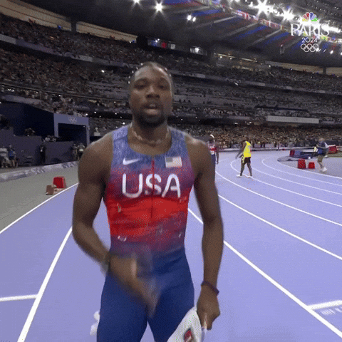Noah Lyles Come On GIF