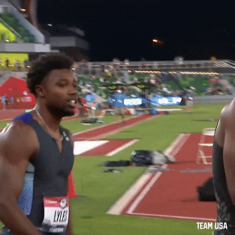 Noah Lyles Happy Peek A Boo GIF