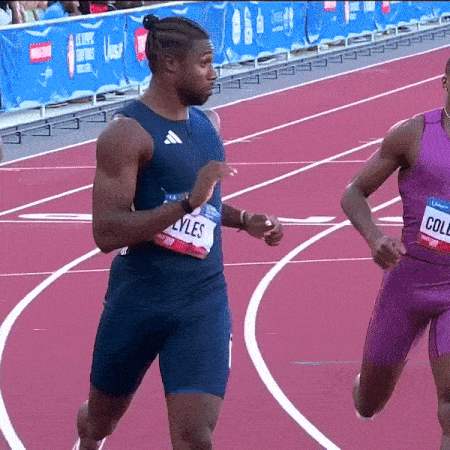 Noah Lyles Oh Me Reaction GIF