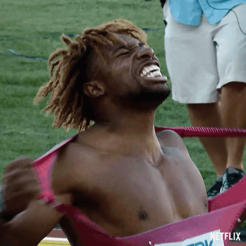 Noah Lyles Screaming Screams GIF