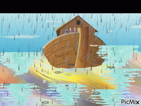 Noah's Ark in the Rain with Picmix