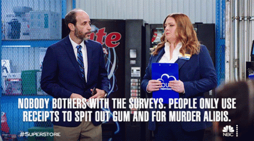 Nobody Bothers With Surveys Glenn Sturgis, Dina Fox GIF