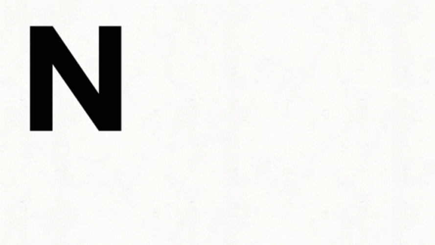Nobody Cares Black And White Flashing Letters GIF