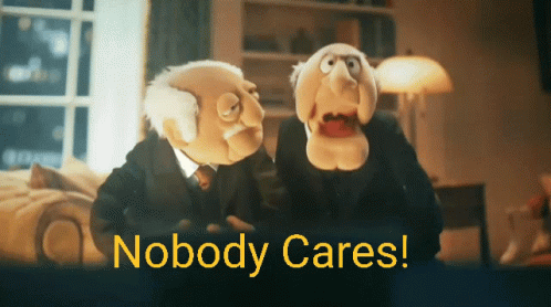Nobody Cares Grumpy Old Man GIF