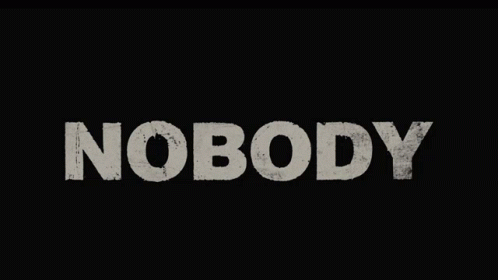 Nobody in White on Black Background