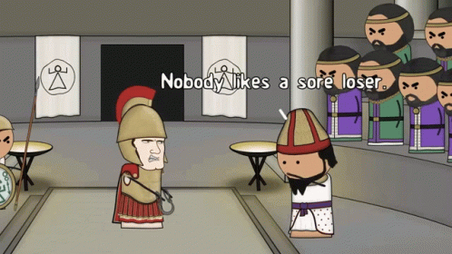 Nobody Likes A Sore Loser GIF