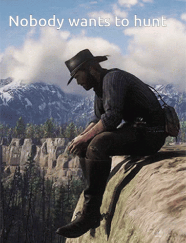 Nobody Wants To Hunt Arthur Morgan GIF