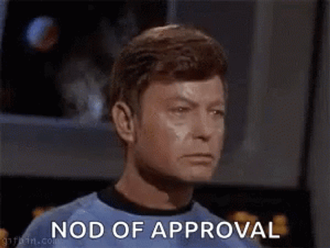 Nod Of Approval GIF